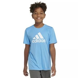 Adidas kids Blue Graphic t shirt